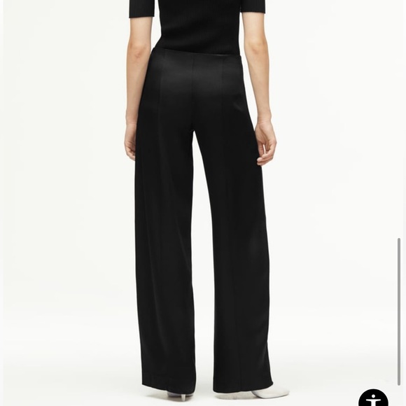 NARCISO RODRIGUEZ SATIN EFFECT PANTS - Picture 3 of 5
